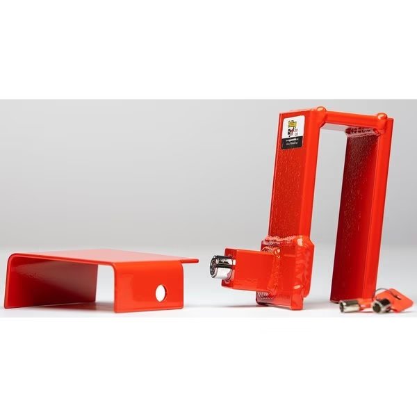 Rolling Door Lock secures the handle of a roll up door in the downward position, The Equipment Lock Company, Mfr#: RDL-KA